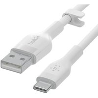 Belkin BoostCharge Flex USB-A auf USB-C Kabel (2m, Weiß) von Belkin