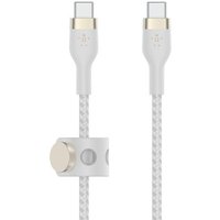 Belkin BoostCharge Pro Flex USB-C auf USB-C Kabel (3m, Weiß) von Belkin