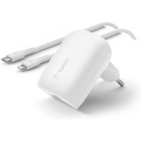 Belkin BoostCharge USB-C PD3.0 PPS- Ladegerät mit USB-C Kabel mit Lightning Connector von Belkin