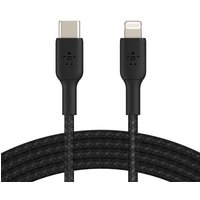0 Belkin BoostCharge geflochtenes 1 m USB-C/Lighting Kabel, schwarz von Belkin