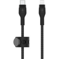 Belkin BoostCharge Pro Flex 3 m USB-C Kabel mit Lightning Connector, schwarz von Belkin