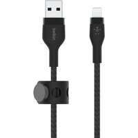 Belkin BoostCharge Pro Flex USB-A Kabel mit Lightning Connector (1m, Schwarz) von Belkin