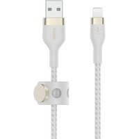 Belkin BoostCharge Pro Flex USB-A Kabel mit Lightning Connector (2m, Weiß) von Belkin