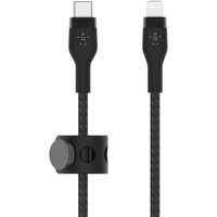 Belkin BoostCharge Pro Flex USB-C Kabel mit Lightning Connector (3m, Schwarz) von Belkin