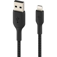 Belkin BoostCharge geflochtenes 1 m USB-A/Lightning Kabel, schwarz von Belkin
