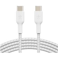 Belkin BoostCharge geflochtenes 1 m USB-C/USB-C Kabel, weiß von Belkin