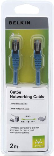 Belkin CAT5e SNG/SHD Patch-Kabel 2m blau von Belkin