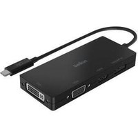 Belkin CONNECT USB-C auf HDMI/VGA/DisplayPort-Adapter, schwarz (AVC003btBK) von Belkin