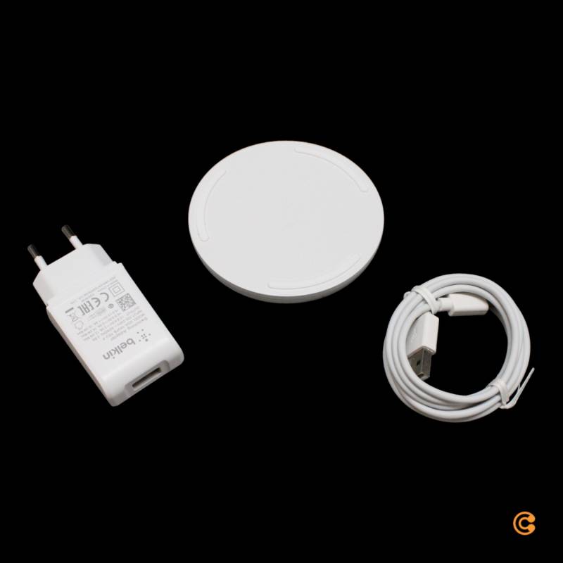 Belkin Induktions Ladegerät Wireless Charger Qi Ladegerät Weiß B-Ware von Belkin