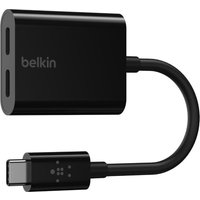 Belkin ROCKSTAR™ USB-C Audio- und Ladeadapter, schwarz von Belkin