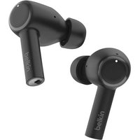 Belkin SoundForm Pulse In Ear Headset Bluetooth® Schwarz Noise Cancelling Headset, Ladecase, Schwei von Belkin