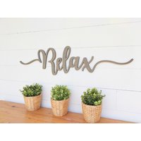 "Relax Holzschild "Relaxholz" Birkensperrholz." von BellAndTheWhistle