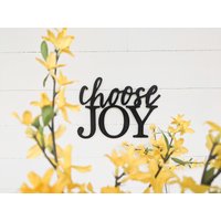 Wählen Sie Joy Wandschild | Holzschild Phrase Sign Home Decor von BellAndTheWhistle