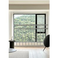 Balkongeländer 90 x 128 cm, Edelstahl von Bella Casa