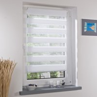 DUO-Rollo Doppelrollo, weiß, 160 x 120 cm von Bella Casa