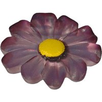 Bella Casa Dekomagnet Magnet Kühlschrankmagnet Pinnwandmagnet, Ø 30 mm, Blume lila, 1 Stück von Bella Casa