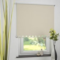 Bella Casa Seitenzugrollo Kettenzugrollo Volantrollo Rollo Eckig Verdunklung 122 x 180 cm beige für von Bella Casa