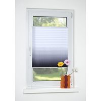 Klemmfix-Plissee verspannt, 100 x 130 cm, farbverlauf grau von Bella Casa