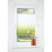 Klemmfix-Plissee verspannt, 90 x 130 cm, farbverlauf grün von Bella Casa