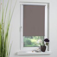 Klemmfix Rollo verspannt, Sichtschutz, thermobeschichtet, verdunkelnd, stone, 100 cm x 150 cm (B x H) von Bella Casa