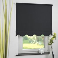 Seitenzugrollo Kettenzugrollo Volantrollo Rollo Klassik lichtdurchlässig 82 x 180 cm schwarz für Fenster Seitenzugrollo Kettenzugrollo Volantrollo Rollo Klassik lichtdurchlässig 82 x 180 cm schwarz für Fenster von Bella Casa