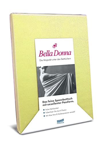 Bella-Donna Bella-Donna Jersey Spannbettlaken, Limettengrün, 180 cm x 200 cm von Satya