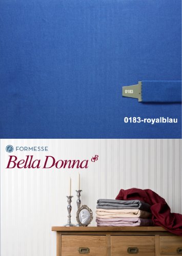 Bella Donna Jersey Spannbettlaken 120/200-130/220 Royalblau (0183) von Bella Donna