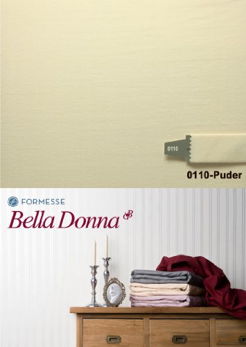 Bella Donna Jersey Spannbettlaken 140/200 - 160/220 (0110) Puder von Bella Donna