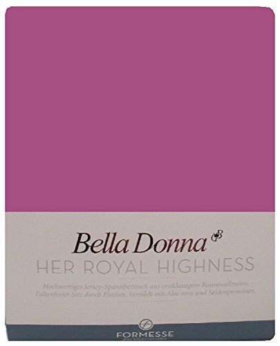 Bella Donna Jersey Spannbettlaken 180/200 - 200/220cm - 0540 (Fuchsia) von Bella-Donna