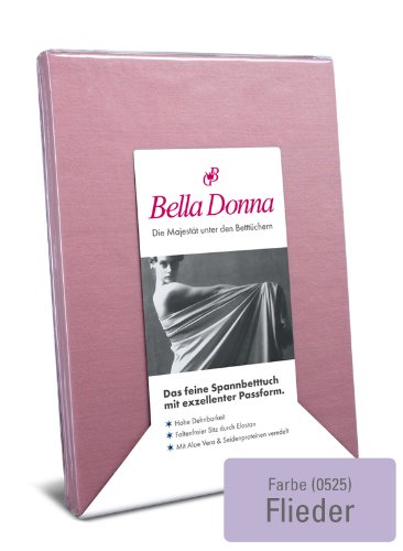 Bella Donna Spannbetttuch Flieder 120/200-130/220cm von Bella Donna