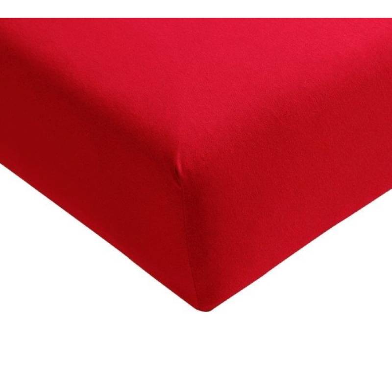 Formesse Bella Donna La Piccola Topper-Spannbettlaken - rot - 140x200 cm von Bella Donna