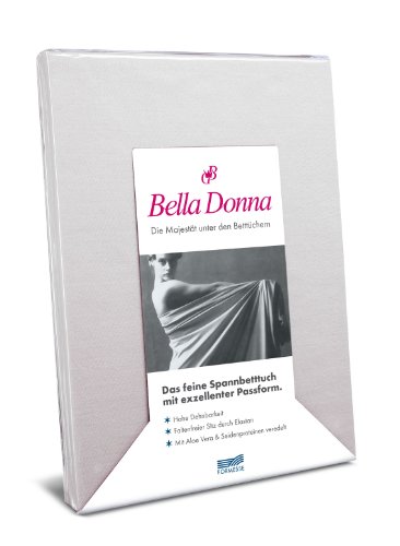 Formesse Spannbett Bella Donna Jersey 200x220-20 silber von Bella Donna