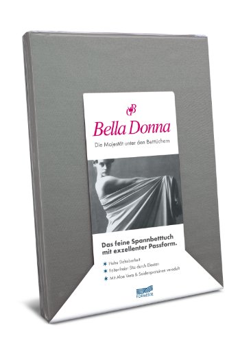 Spannbettlaken Bella Donna Jersey für Matratzen & Wasserbett 120-130 x 200-220 cm in Hellanthrazit Spannbettlaken Bella Donna Jersey für Matratzen & Wasserbett 120-130 x 200-220 cm in Hellanthrazit von Bella Donna