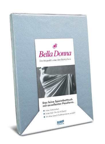 Spannbettlaken Bella Donna Jersey für Matratzen & Wasserbett 140-160 x 200-220 cm in Arktis von Bella Donna