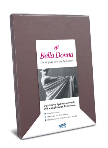 Spannbettlaken Bella Donna Jersey für Matratzen & Wasserbett 200 x 220-240 cm in Platin von Bella Donna