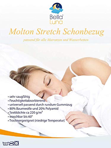 Bella Luna Wasserbett Matratzenauflage Milbenschutz Protector Auflage 200x220 cm wasserdicht von Bella Luna