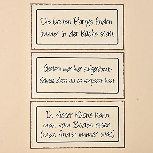 1x Schild Trudi zum Aufhängen mit Spruch unten Vintage Spruchschilder Bilder Wanddeko Wandbilder (Unten 40x20cm) von Bella-Vita GmbH
