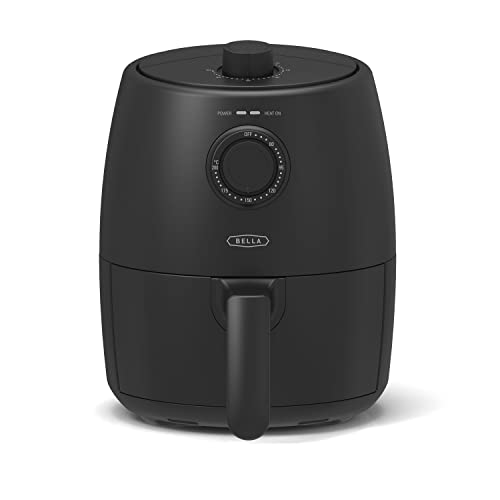 BELLA Heißluftfritteuse 1.9L, 5-in-1 kompakter Multikocher, Antihaftbeschichtung, spülmaschinenfester Korb, Mattschwarz BELLA Heißluftfritteuse 1.9L, 5-in-1 kompakter Multikocher, Antihaftbeschichtung, spülmaschinenfester Korb, Mattschwarz von Bella