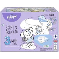 bella baby Happy Windeln Gr.3 Midi 5-9kg HAPPY BOX 140 Stück von Bella