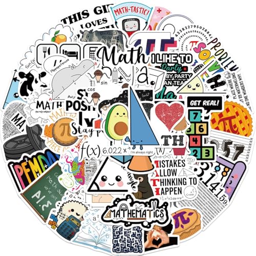 100 Mathe-Sticker für Schüler, Lehrer & mehr | Lustige Aufkleber für Wasserflaschen, Laptops & mehr | Mathematik-Dekoration für Klassenzimmer, Kinder & Jugendliche 100 Mathe-Sticker für Schüler, Lehrer & mehr | Lustige Aufkleber für Wasserflaschen, Laptops & mehr | Mathematik-Dekoration für Klassenzimmer, Kinder & Jugendliche von BellaBlend