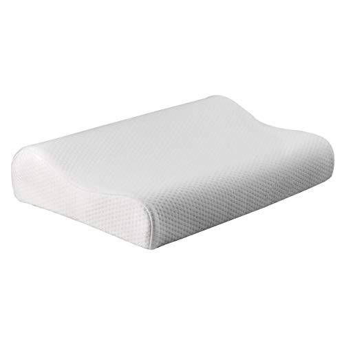 BellaSoft Kissen „Sano Aria“ - Orthopädisches Memory Foam Kissen für Rücken- und Seitenschläfer mit Thermobezug, 60x40x12/10 cm Visco Schaum von BellaSoft