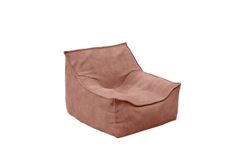 Bellabino Sitzsack Cleo (verfügbar in Beige, Türkis, Terrakotta), Kindersitzsack aus Cord, 50x75x60 (HxTxB) von Bellabino