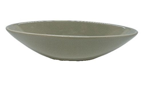 Keramik-Schale "Schiffchen" Dunkelgrau 24x8,5cm von CURV BAR