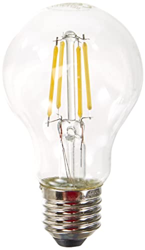 BELLALUX LED-Lampe, Sockel E27, Kaltweiß (4000K), Klares Filament, Birnenform, Ersatz für herkömmliche 40W-Glühbirne, 1er-Pack von Bellalux