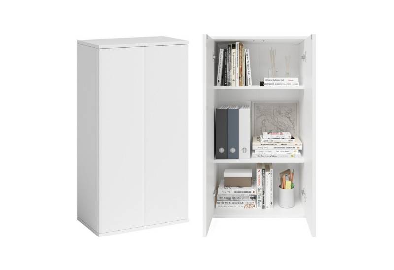 Bellamio Mehrzweckschrank Ais (Vorratsschrank 110 cm hoch) grifflos, push-to-open Funktion, 2 Größen von Bellamio