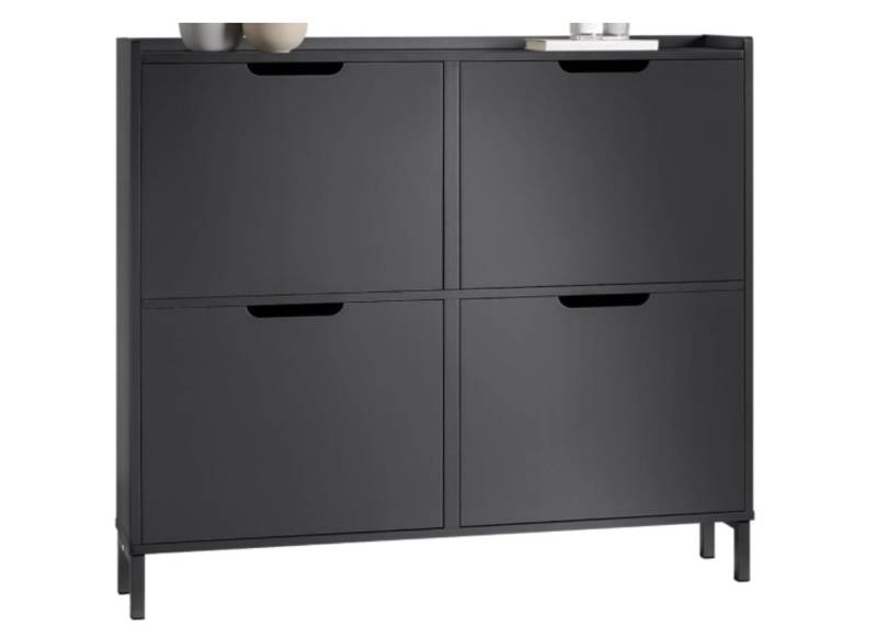 Bellamio Schuhregal Ceyhan, mit 4 Klappfächern, schwarz, verfügbar mit 2 Fächern Bellamio Schuhregal Ceyhan, mit 4 Klappfächern, schwarz, verfügbar mit 2 Fächern von Bellamio