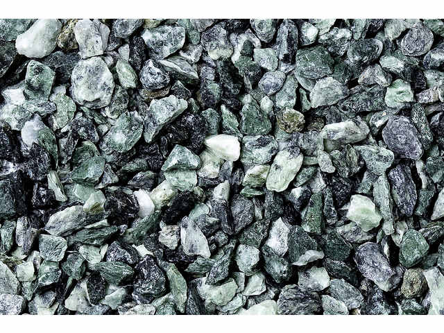 Splitt Verde Alpi 22 - 30 mm grün 25 kg von Bellamoli Granulati