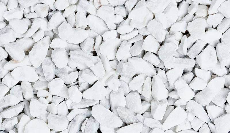 Splitt Bianco Carrara 1,5 - 3 mm weiß 25 kg von Bellamoli Granulati