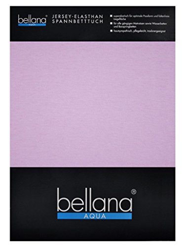 bellana® Aqua Jersey Multifunktions-Spannbettlaken für Wasserbetten in Normal- und Übergrößen, 90-100-120x200-220 cm in Lavendel von Bellana