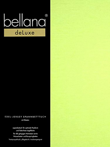 bellana® Deluxe Spannbetttuch für Wasserbetten und Boxspringbetten, 180-200 x 200-220 cm, moos von bellana